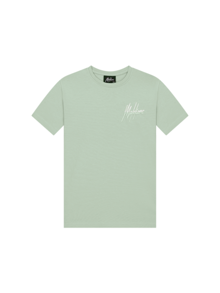 Malelions Kids Split T-Shirt - Aqua Grey/Mint