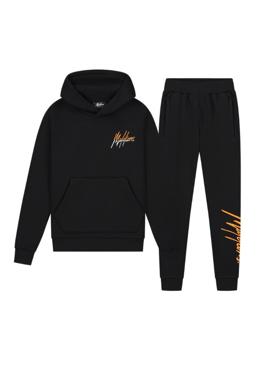 Malelions Malelions Kids Split Combi-set - Black/Orange