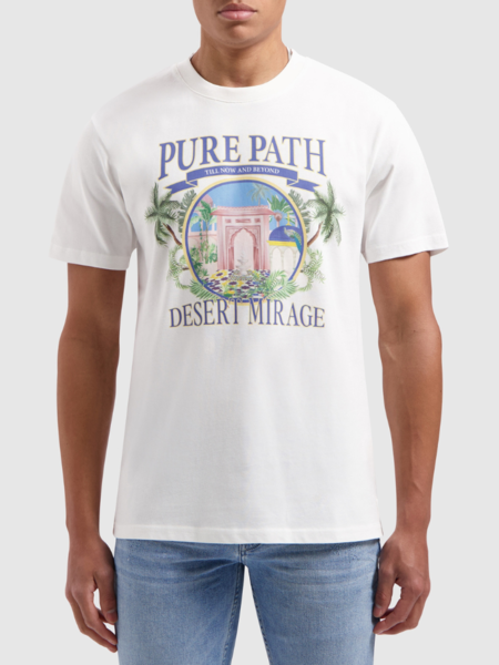 Pure Path Pure Path Deserth Mirage T-Shirt - Off White