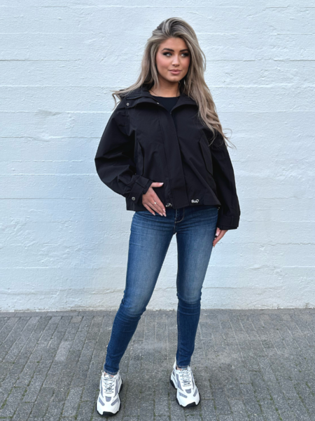 Airforce Airforce Women Oversized Softshell Jacket - True Black