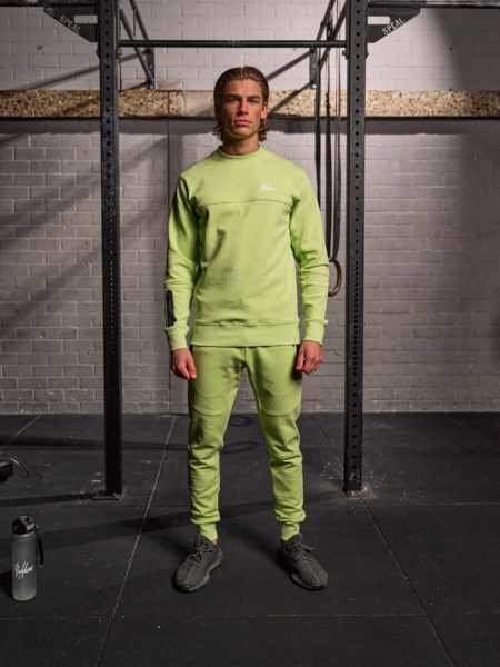 Malelions Malelions Sport Counter Sweater - Lime