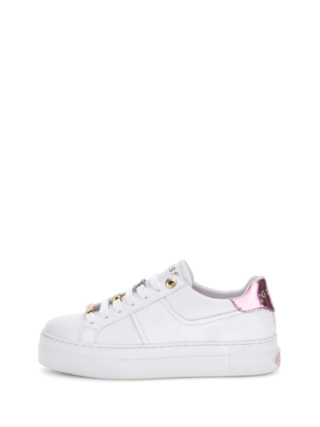 Guess  Guess Giella Sneakers - White Pink