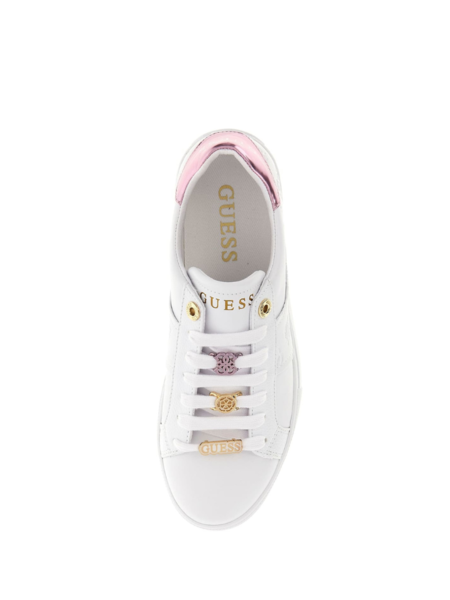 Guess  Guess Giella Sneakers - White Pink