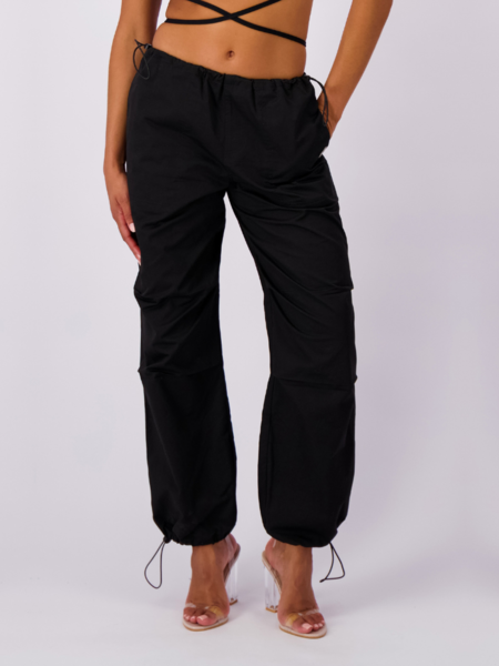 Black Bananas Black Bananas Women Parachute Pants - Black