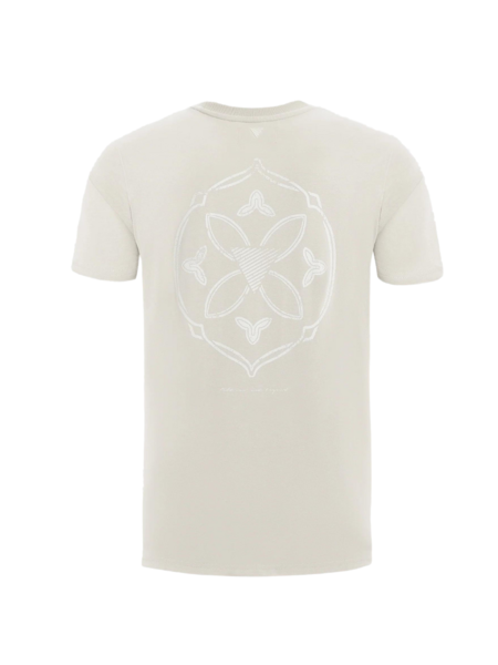 Pure Path Pure Path Monogram Back Print T-Shirt - Sand