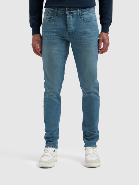 Pure Path Pure Path The Ryan Slim Fit Jeans - Denim Mid Blue