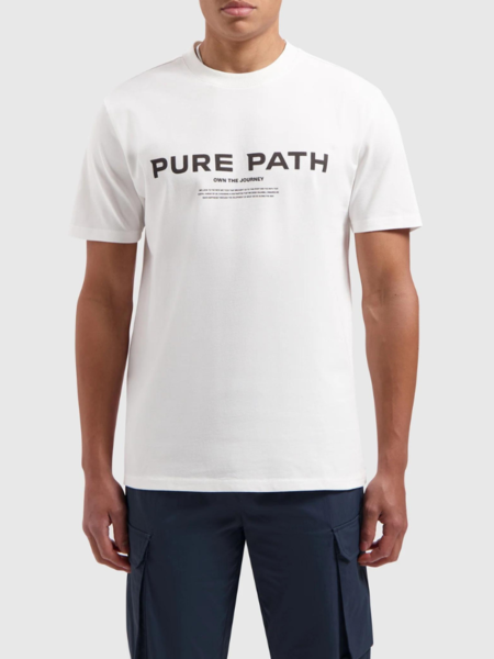 Pure Path Pure Path Signature T-Shirt - Off White