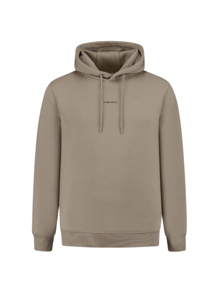 Pure Path Pure Path Essential Logo Hoodie - Taupe