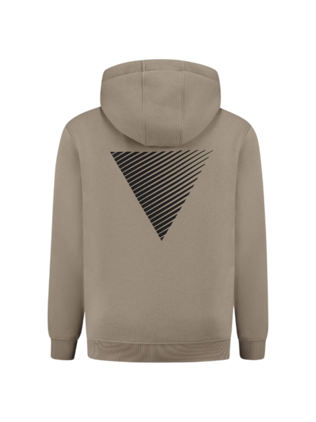 Pure Path Essential Logo Hoodie - Taupe