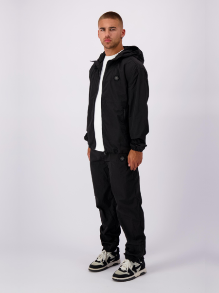 Black Bananas Black Bananas Initial Windbreaker - Black