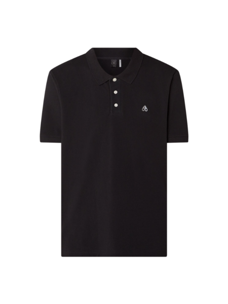 Moose Knuckles Moose Knuckles Men Pique Polo - Black