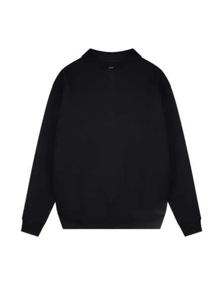 Croyez Croyez Fraternité Half Zip Sweater - Vintage Black