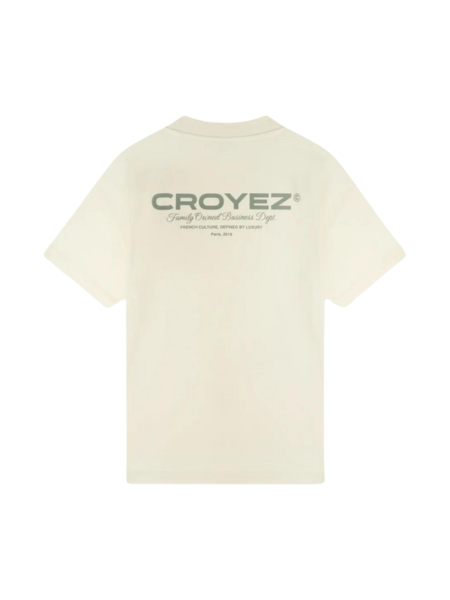 Croyez Croyez Family Owned Business T-Shirt - Buttercream