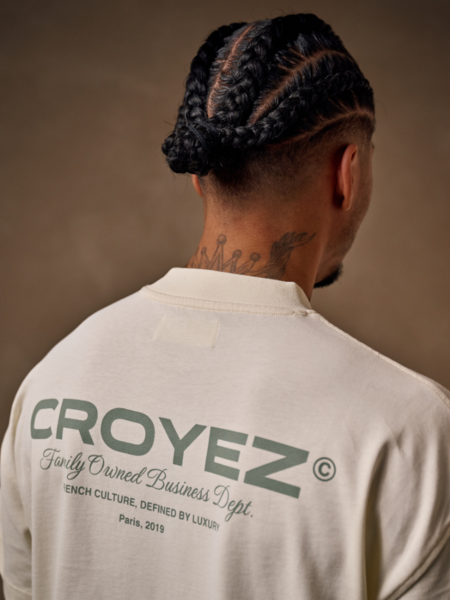 Croyez Croyez Family Owned Business T-Shirt - Buttercream