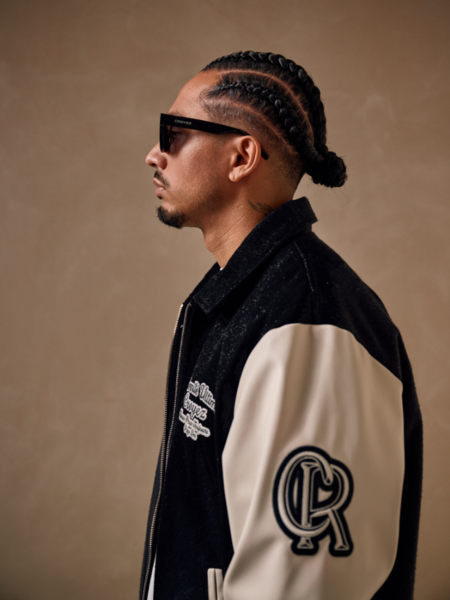 Croyez Croyez Oversized Varsity Jacket - Black/White