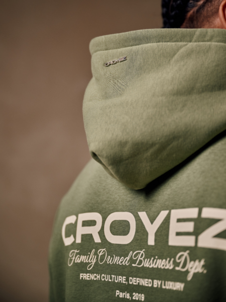 Croyez Croyez Family Owned Business Hoodie - Washed Olive