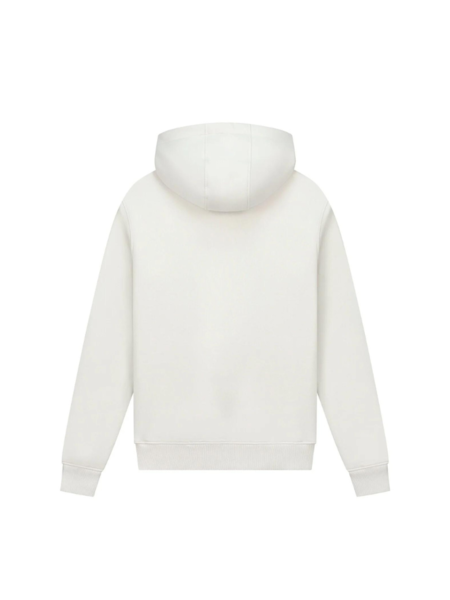 Malelions Malelions Striped Signature Hoodie - Off White/Taupe
