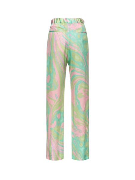 Pinko Pinko Penati Trousers - Green/Pink/Black Multi