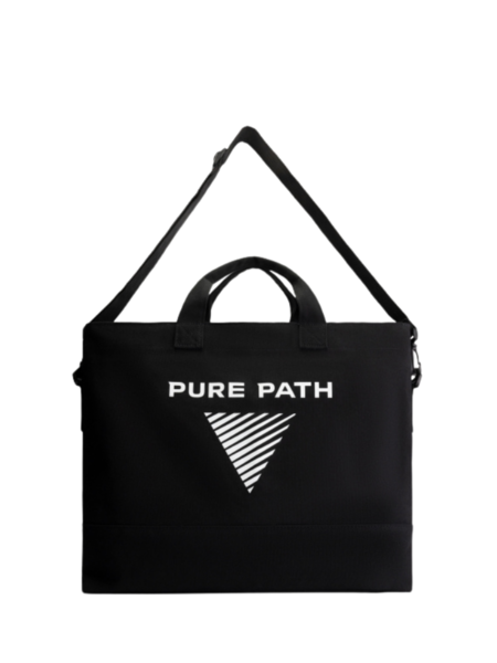 Pure Path Essential Canvas Bag - Black
