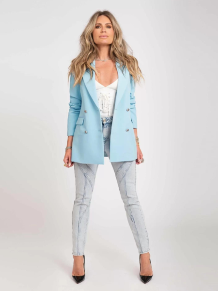 Nikkie Nikkie Bellflower Light Blue Skinny Jeans - Light Blue