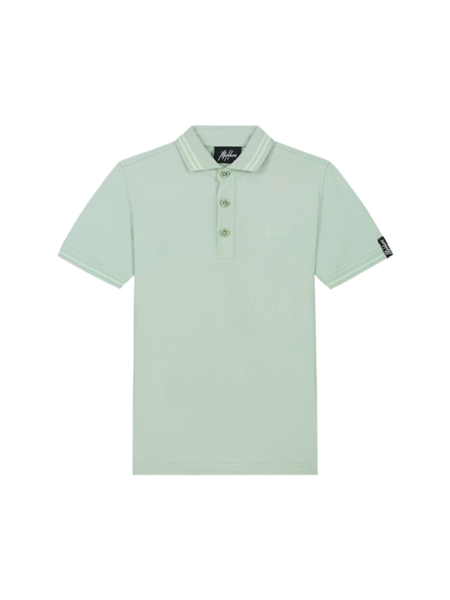 Malelions Malelions Kids Signature Polo - Aqua Grey/Mint