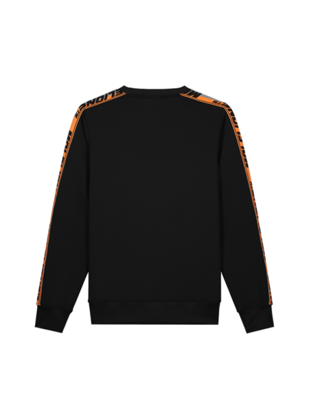 Malelions Malelions Sport React Tape Sweater - Black/Orange