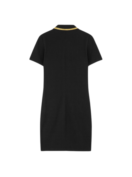 Versace Jeans Couture Versace Jeans Couture Women V-Emblem Polo Dress - Black/Gold