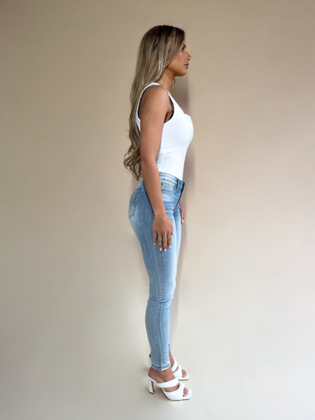 Met Jeans Met Jeans Kate W07 Broek - Lichtblauw