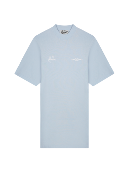 Malelions Women Members T-Shirt Dress - Ice Blue