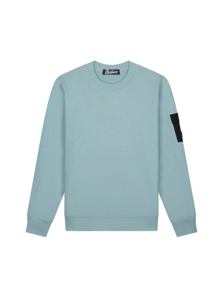 Malelions Nylon Pocket Sweater - Light Blue/Blue