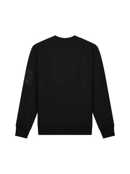 Malelions Malelions Nylon Pocket Sweater - Black/Dark Grey
