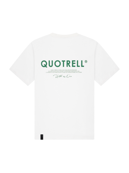 Quotrell Quotrell Jaipur T-Shirt - Off White/Green