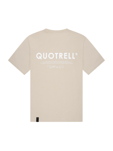 Quotrell Jaipur T-Shirt - Beige/White