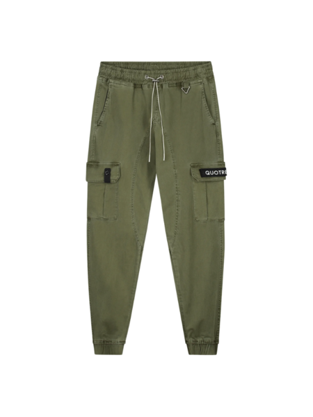 Quotrell Quotrell Brockton Cargo Pants - Army Green