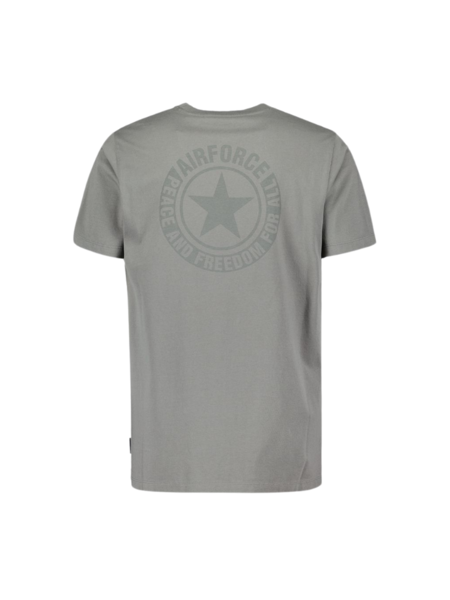 Airforce Airforce Wording Logo T-Shirt - Castor Grey