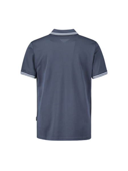 Airforce Airforce Double Stripe Polo - Ombre Blue