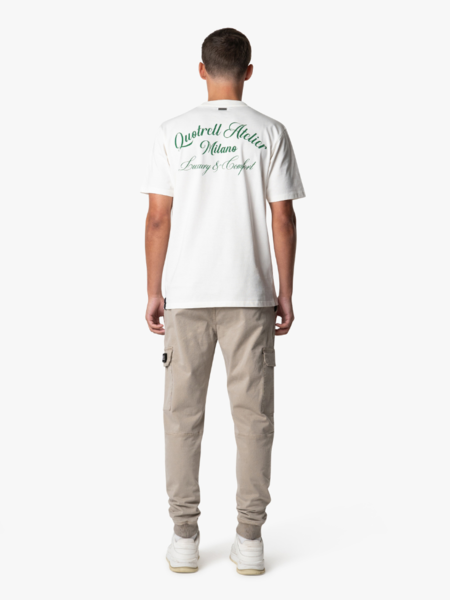 Quotrell Quotrell Atelier Milano T-Shirt - Off White/Green