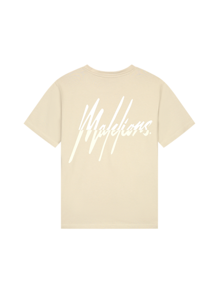 Malelions Malelions Women Kiki T-Shirt - Clay/Beige