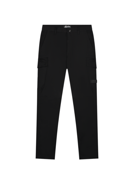 Malelions Cotton Cargo Pants - Black