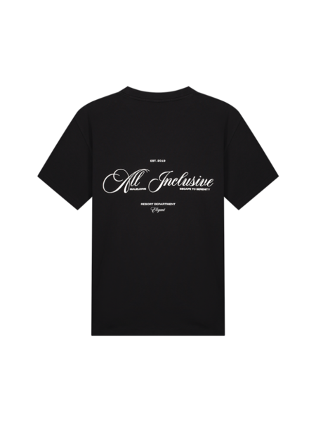Malelions Resort T-Shirt - Black/White