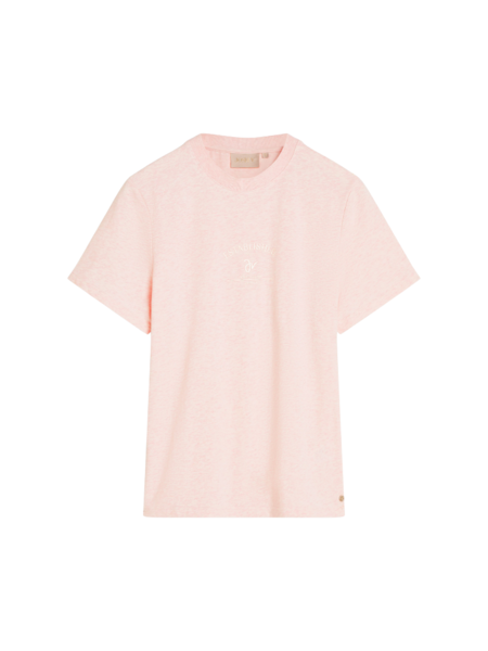 Josh V Josh V Dorie Signature T-Shirt - Soft Pink Melange