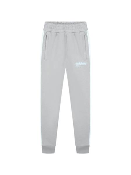 Malelions Malelions Kids Worldwide Sweatpants - Grey/Light Blue