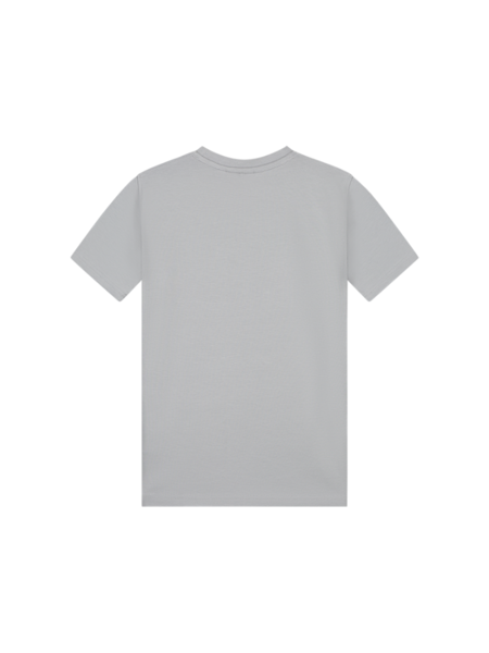 Malelions Malelions Kids Font T-Shirt - Grey/Light Blue