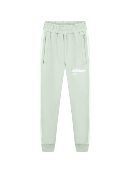 Malelions Kids Worldwide Sweatpants - Aqua Grey/Mint