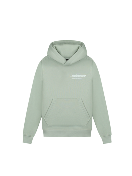 Malelions Malelions Kids Worldwide Hoodie - Aqua Grey/Mint