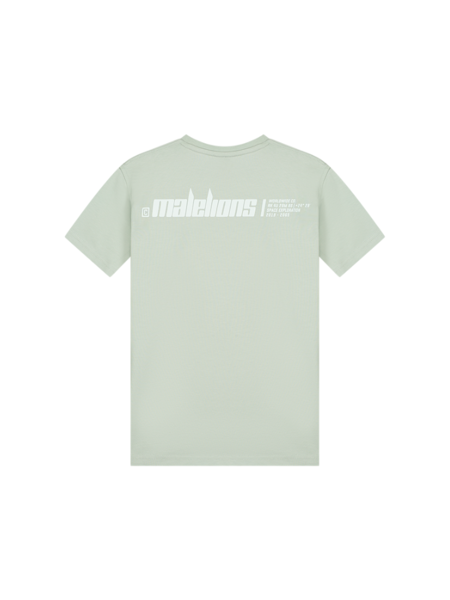 Malelions Malelions Kids Worldwide T-Shirt - Aqua Grey