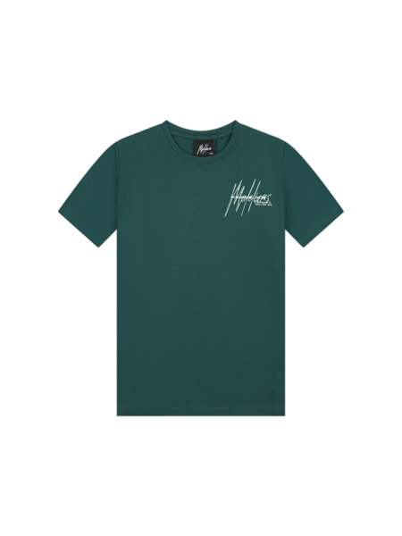 Malelions Malelions Kids Space T-Shirt - Dark Green/Mint