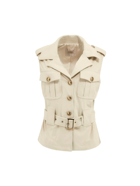 Guess Guess Felisia Vest - Pearl Oyster