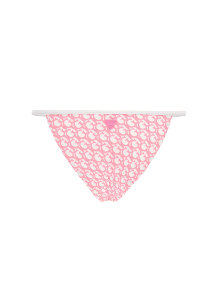 Guess Guess String Brief Bikini Bottom - GJ Double Layer Pink