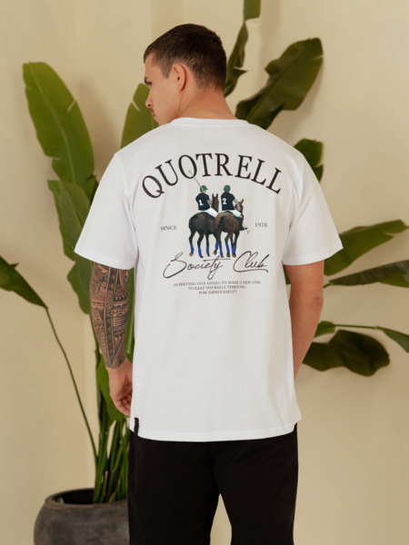 Quotrell Quotrell Victorie T-Shirt - White/Black